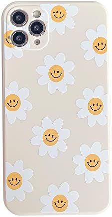 Amazon.com: Sunflower Smile Cute Flower Phone Case for Apple iPhone 11 Pro Max 6.5 inch Smooth Si... | Amazon (US)