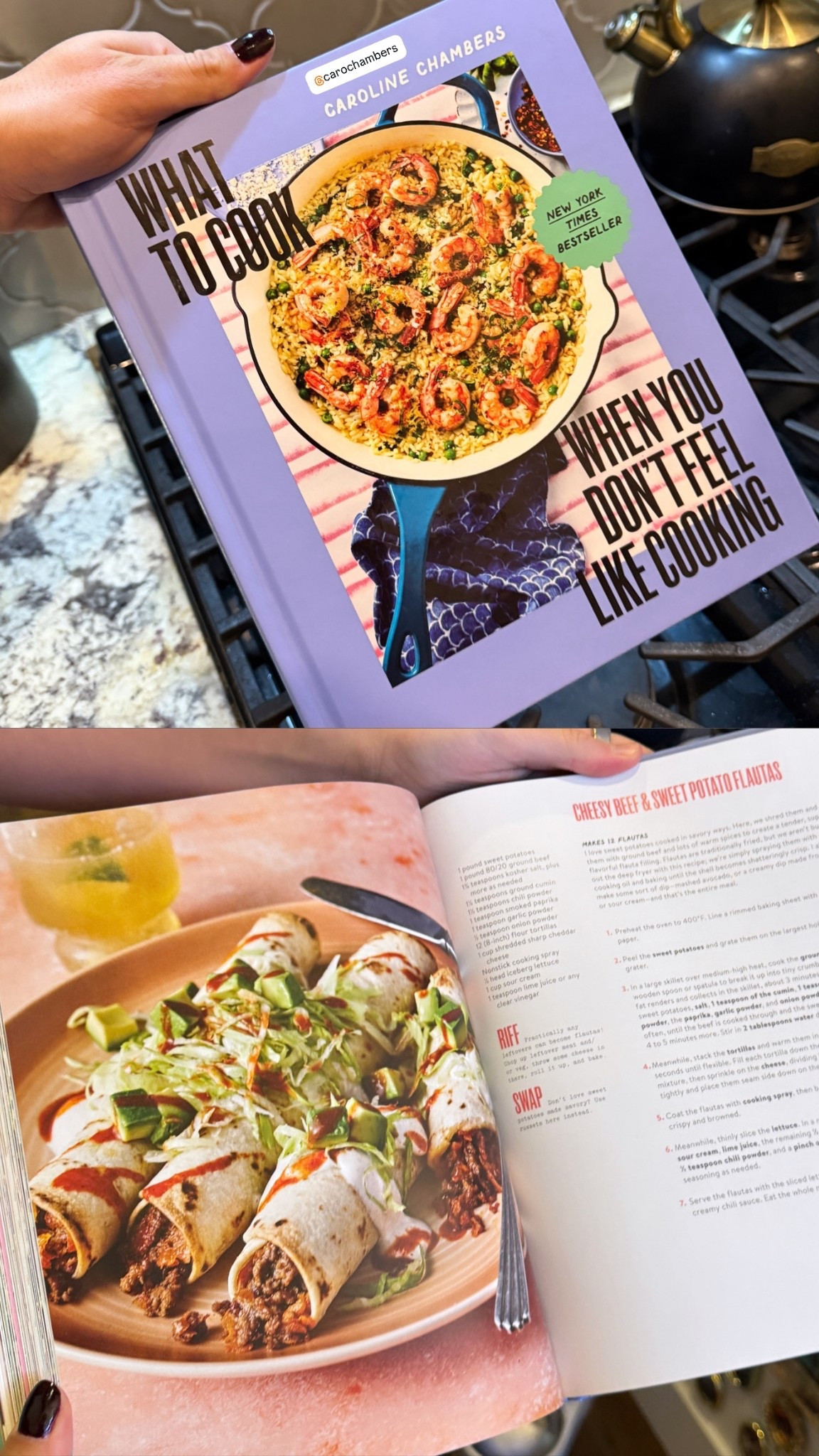 This cookbook is INCREDIBLE 👏🏽✨