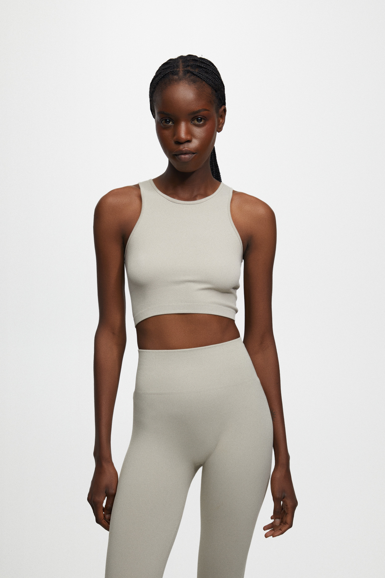 Seamless tank top | PULL and BEAR UK