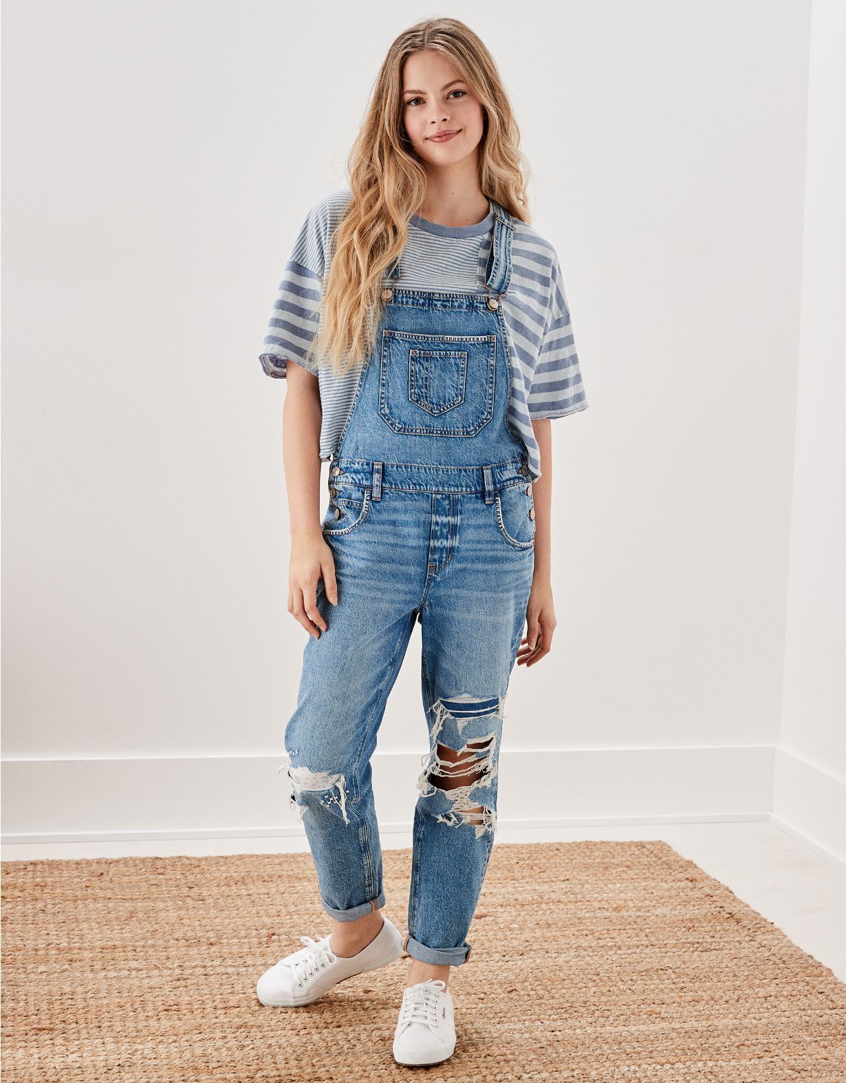 AE Denim Tomgirl Overall | American Eagle Outfitters (US & CA)
