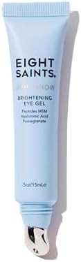 Eight Saints Light Show Brightening Eye Gel, Natural and Organic Anti Aging Cooling Eye Gel to Re... | Amazon (US)