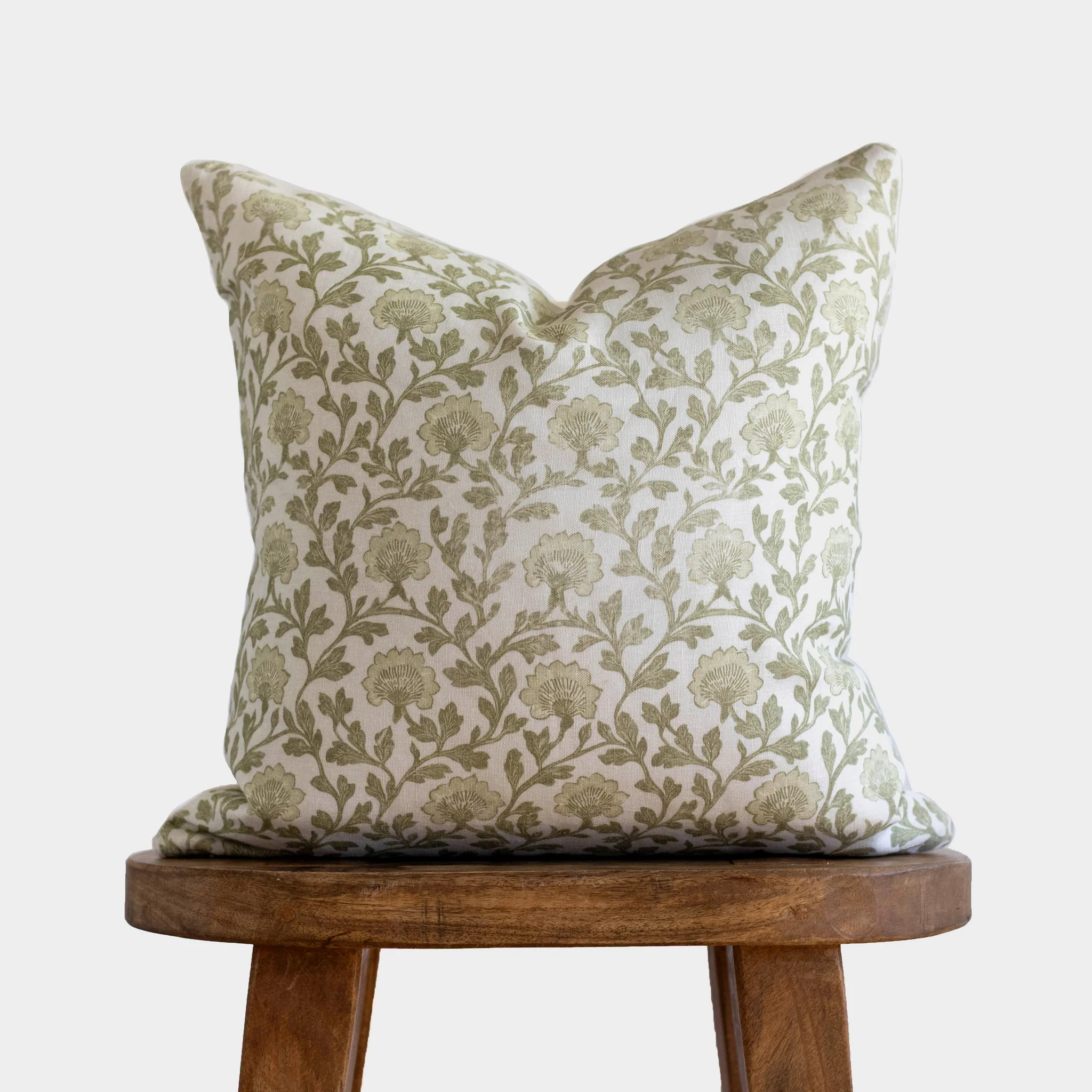 Clem in Linen - Pillow Cover Single - 18" | 22" | Woven Nook