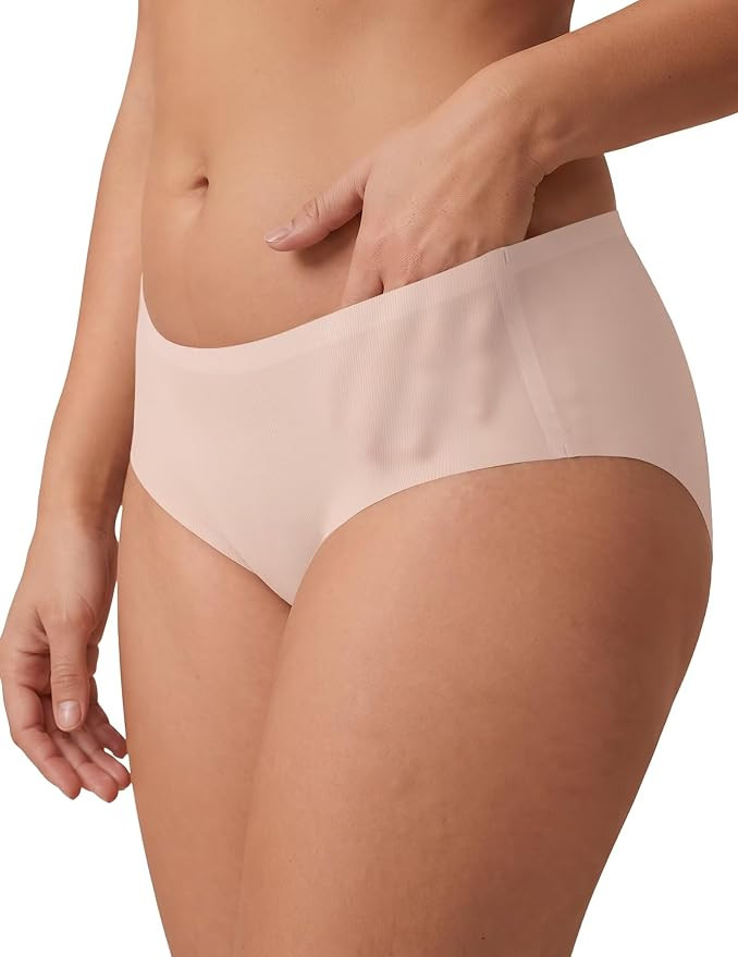 Vertvie Seamless Underwear for Women No Show Hipster Panties | Amazon (US)