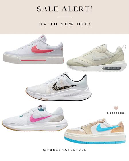 Nike sneakers on sale up to 50% off!

#LTKunder100 #LTKshoecrush #LTKsalealert