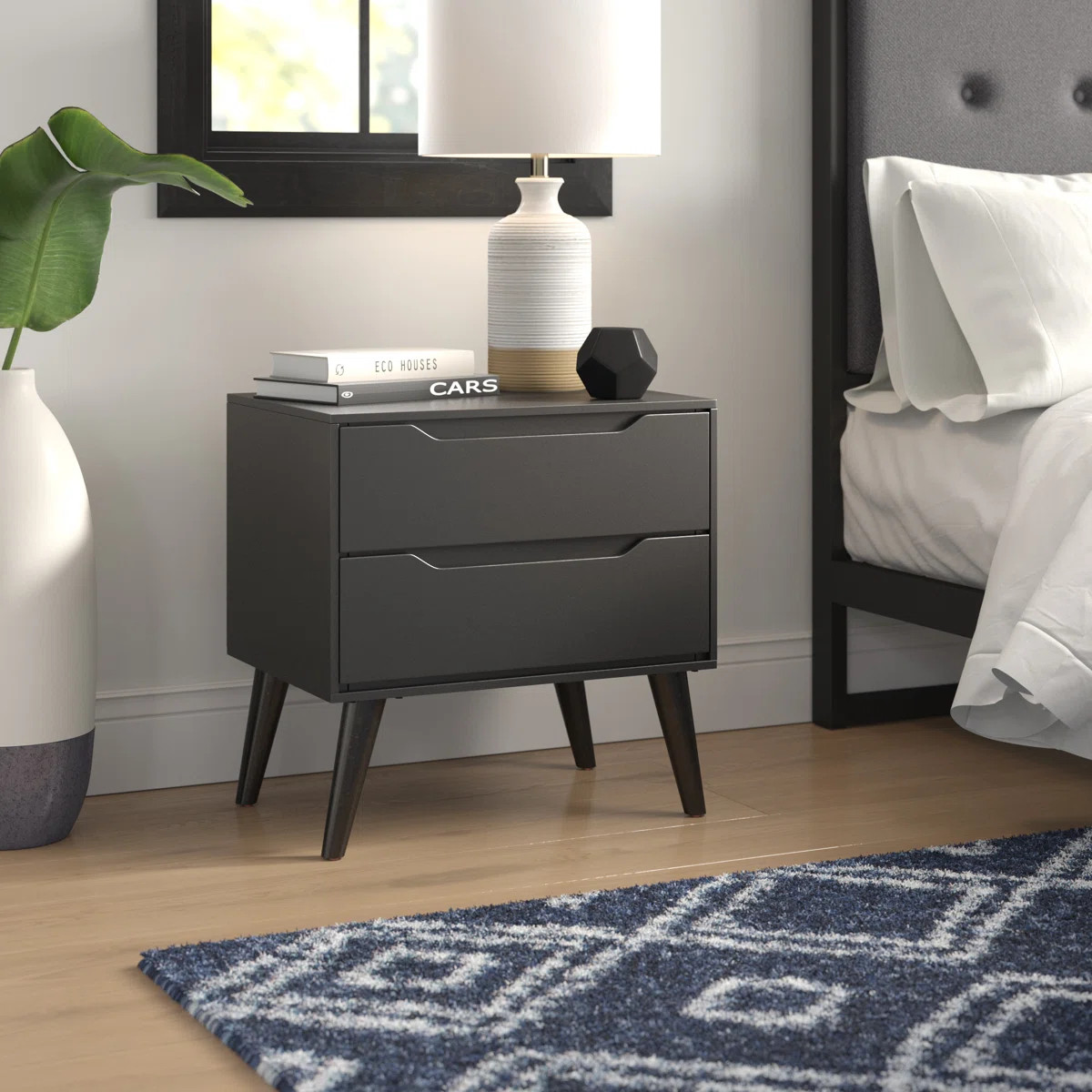 Stalter 23.63'' W Solid Wood Nightstand | Wayfair North America