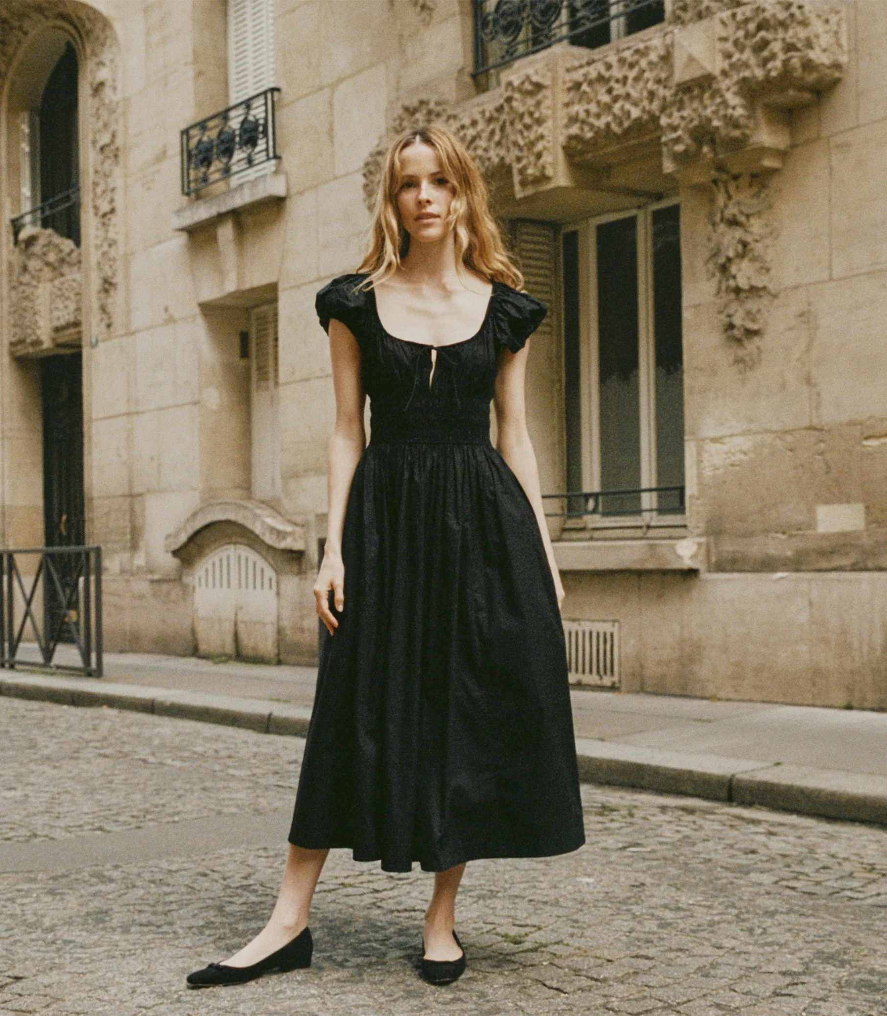 Quinn Dress - Black | DÔEN | DOEN