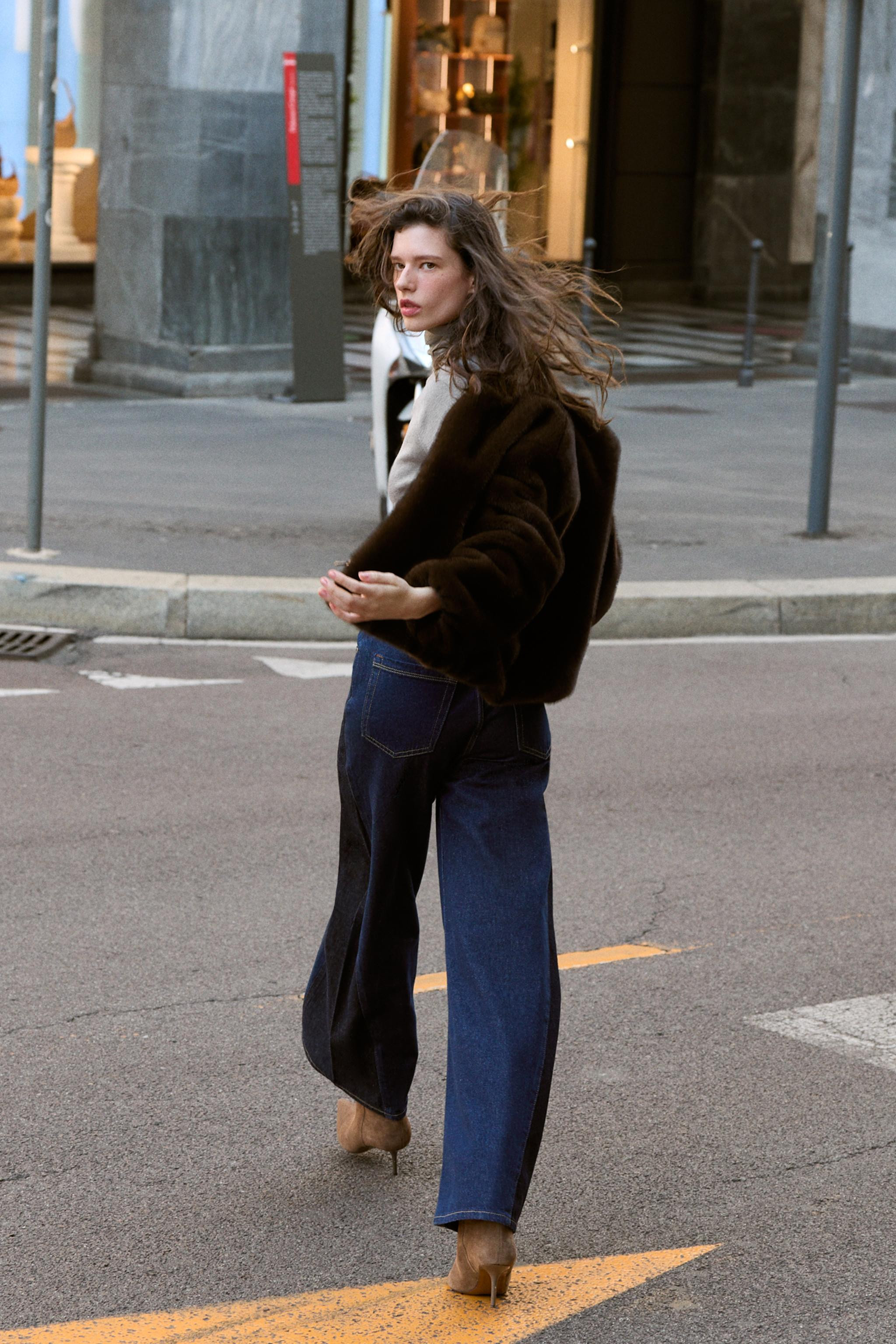 FAUX FUR BOMBER JACKET | Zara US