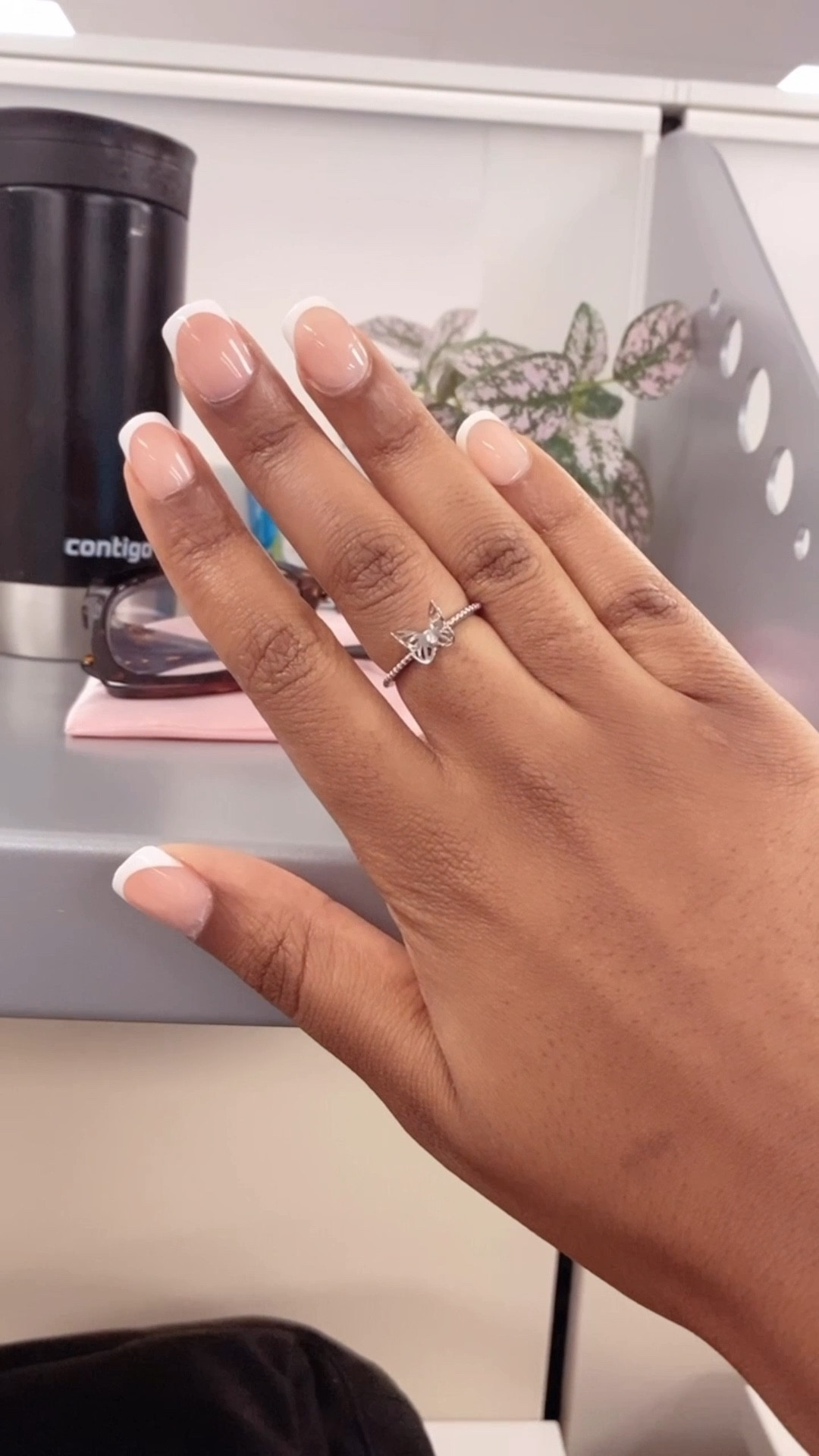 Silver butterfly ring and my fav French tip press-ons🫶🏽✨

#LTKFindsUnder100 #LTKFindsUnder50 #LTKStyleTip