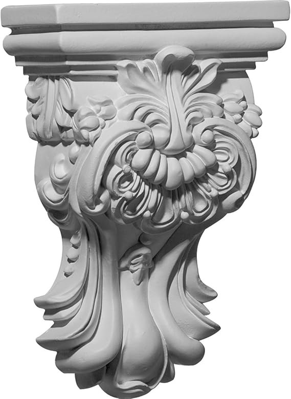 Ekena Millwork COR05X02X07HI 5 3/8-Inch W x 2 1/2-Inch D x 7 3/4-Inch H Hillsborough Corbel | Amazon (US)