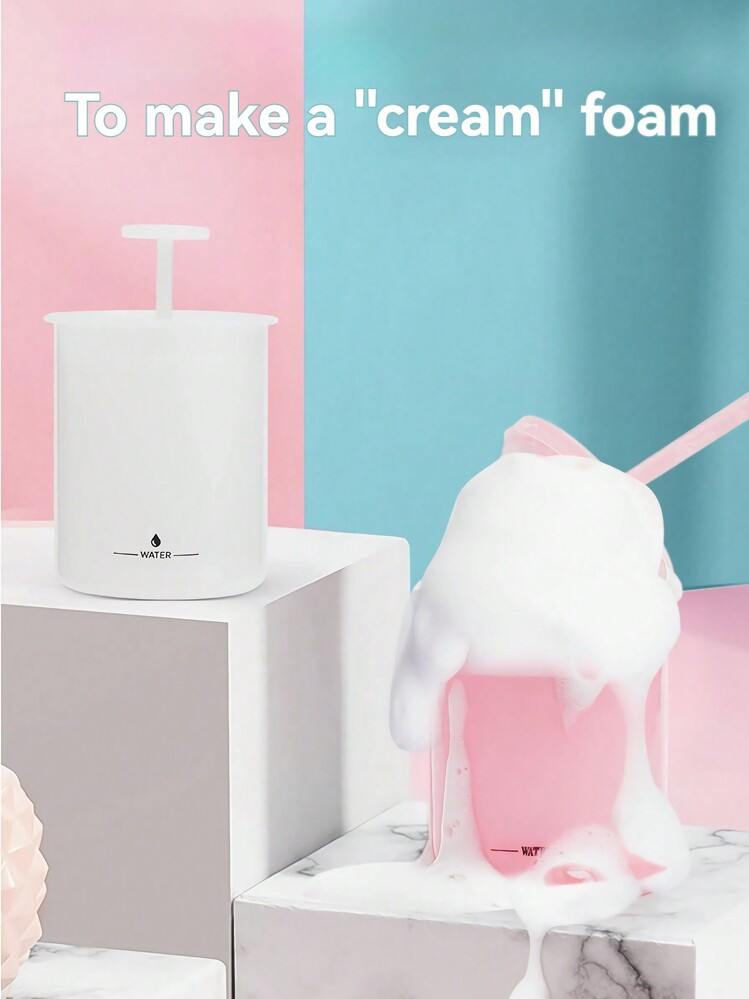 1pc Multicolor Face Cleanser Foam Maker, Soap Foam Bubble Bottle For Face Washing Or Shower Gel F... | SHEIN