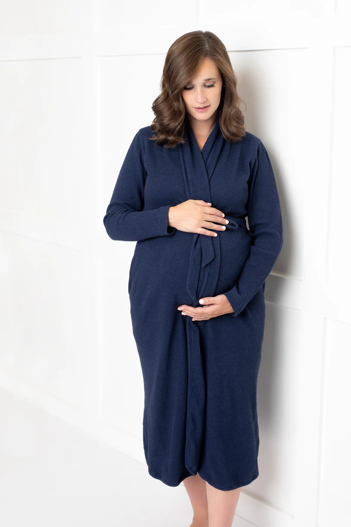 Organic Lounge Robe - Organic Maternity Clothes - Monica + Andy | Monica + Andy