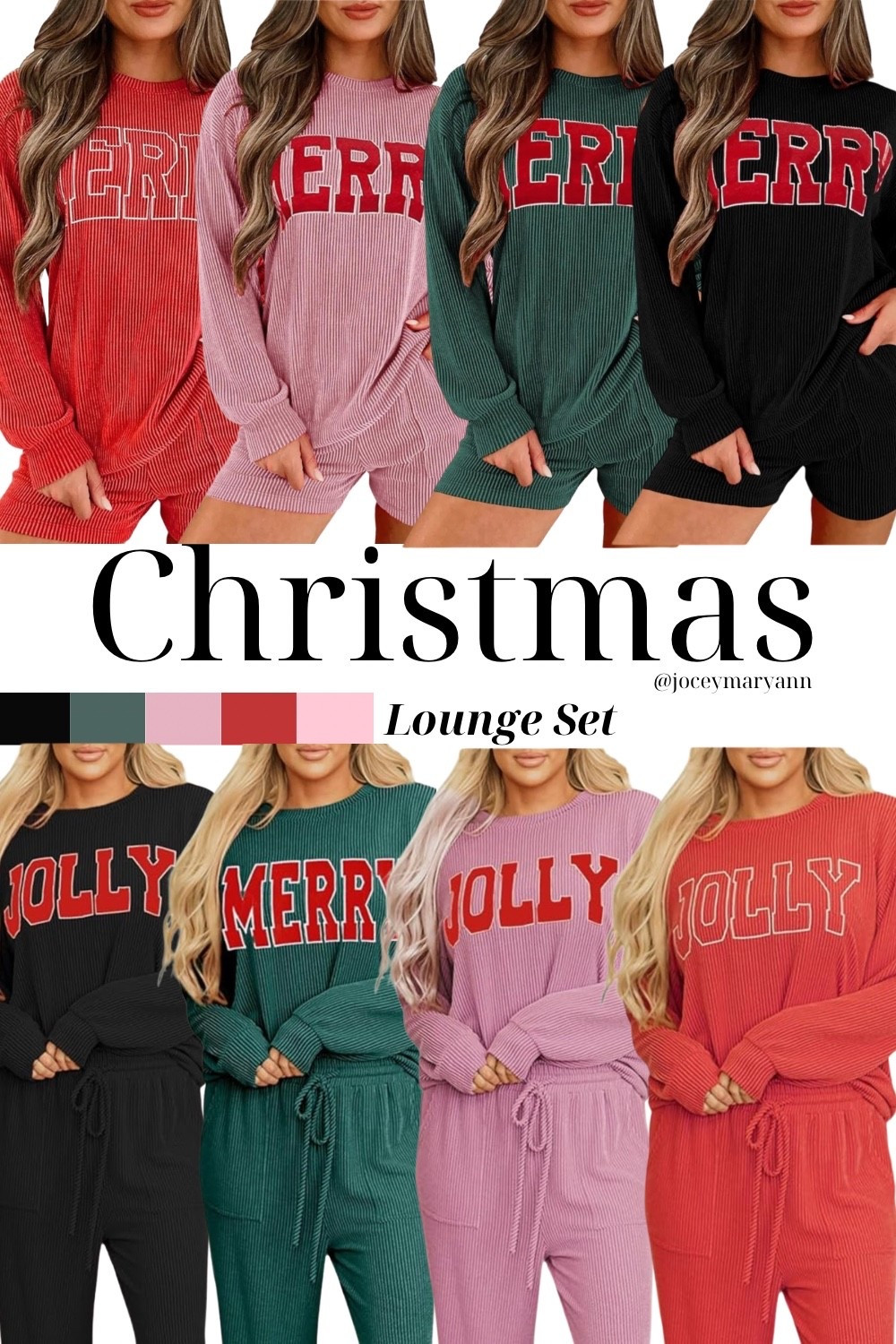 Christmas Lounge Set Outfits 

#LTKootd #LTKCyberWeek #LTKHoliday