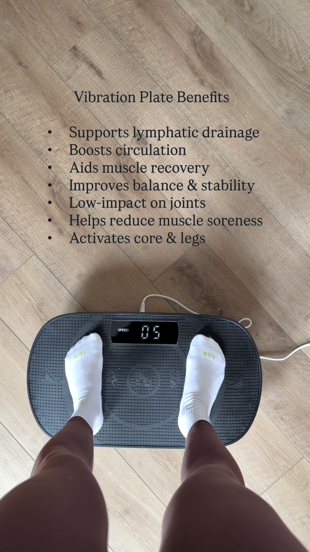 The trending vibration plate I can’t live without. I’ve been using it daily and it has so many benefits. 

#LTKfitnessgoals #LTKActive #LTKSaleAlert