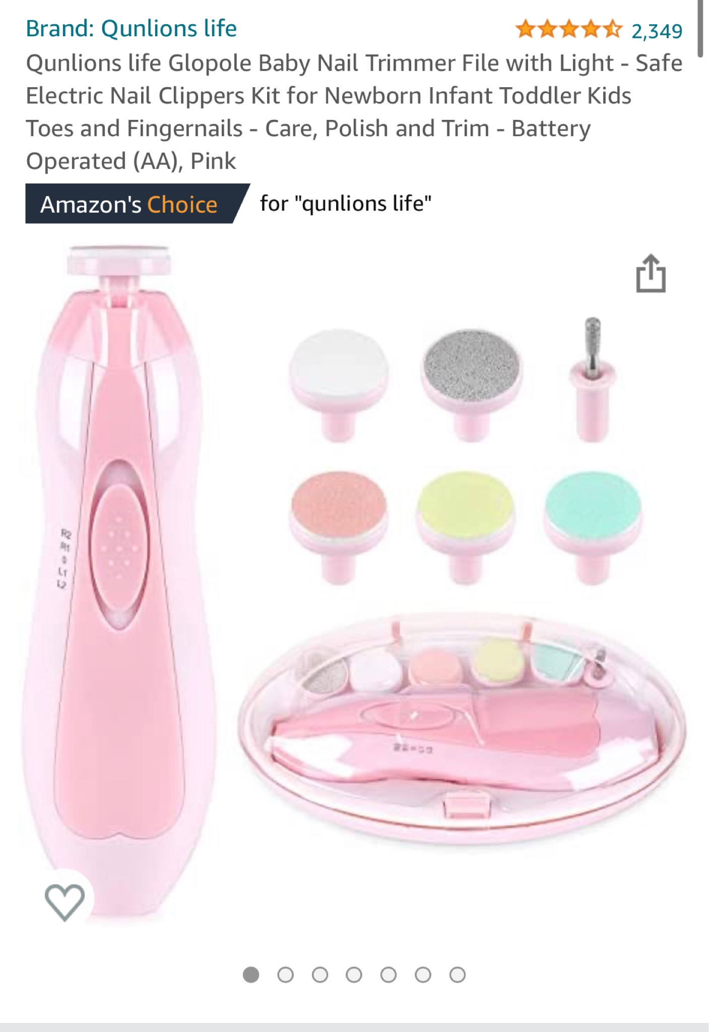 My favorite baby nail filer is on major sale right now!! Less that $10 after taxes!! No more stress of clipping their tiny fingernails!! 

#LTKbaby #LTKCyberweek #LTKkids