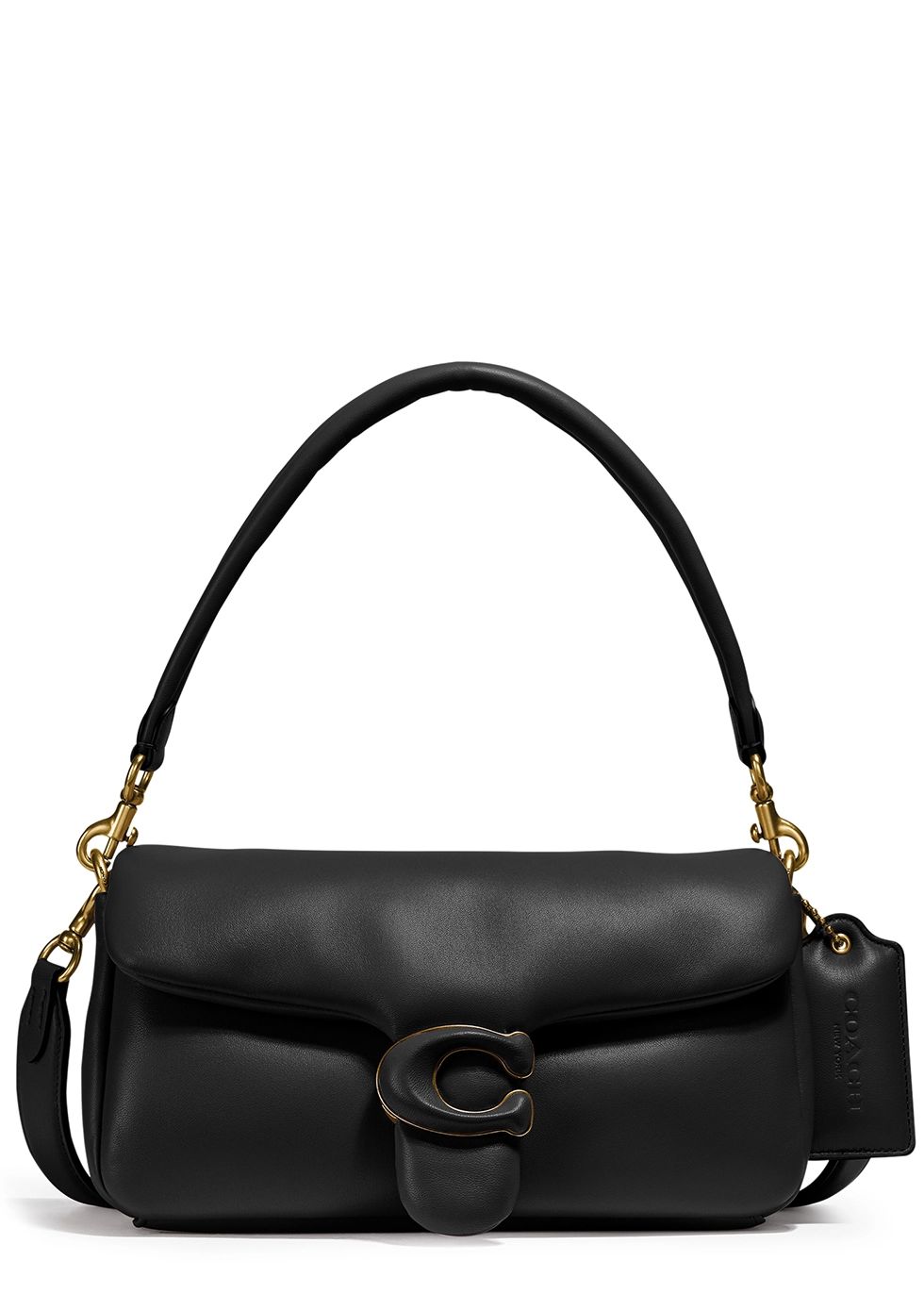 Pillow Tabby 26 black leather shoulder bag | Harvey Nichols (Global)