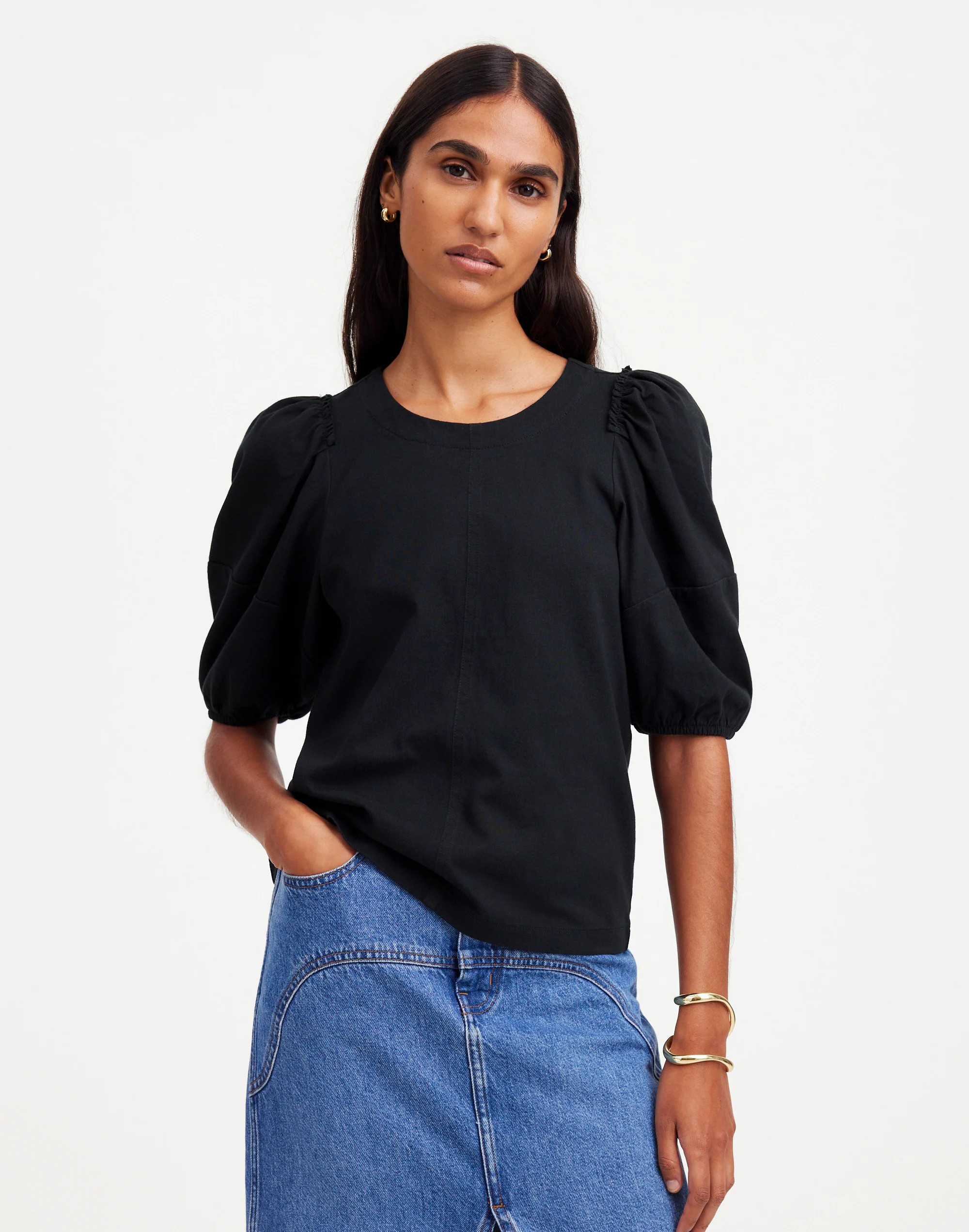 Puff-Sleeve Tee | Madewell | Madewell