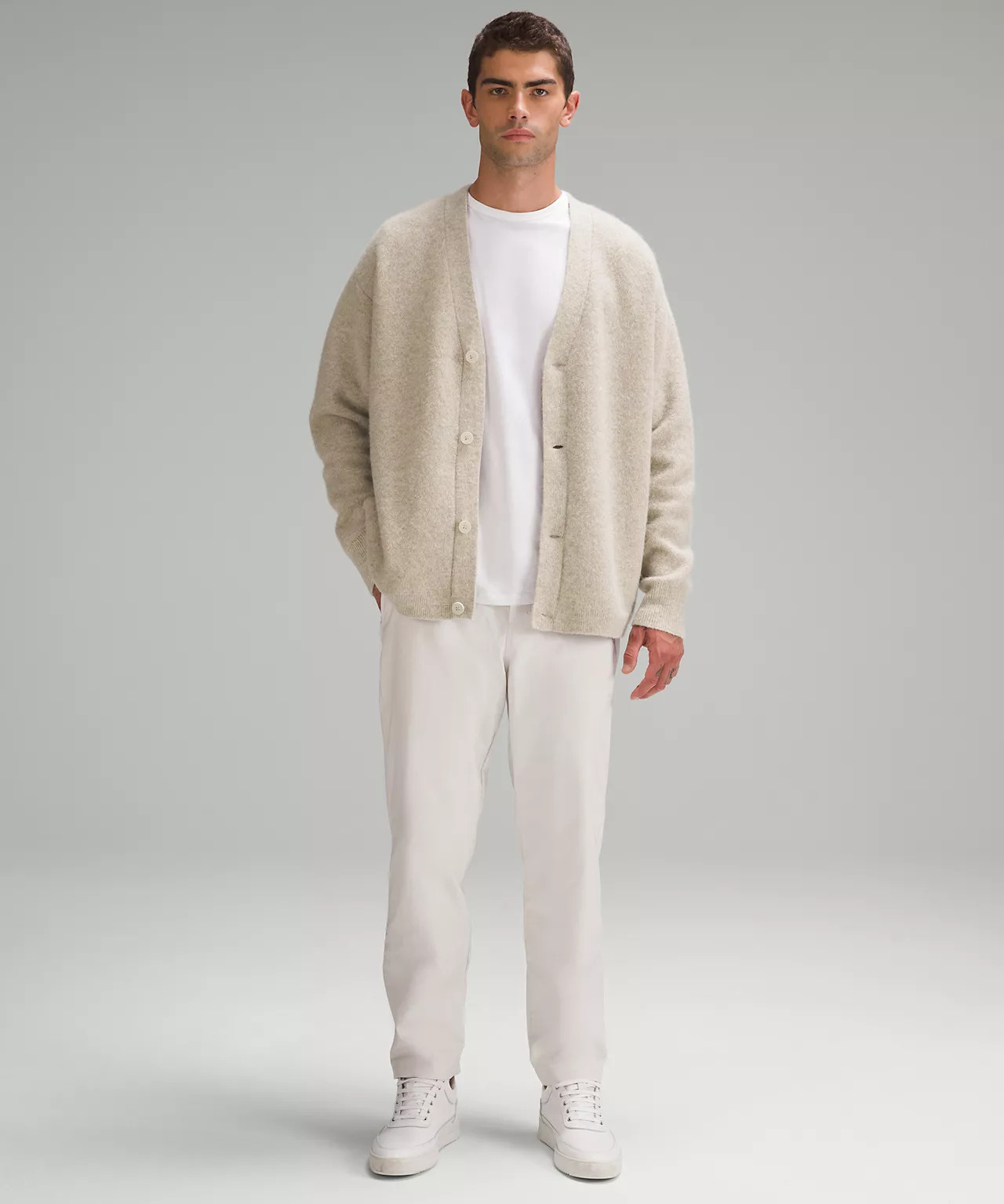 Alpaca Wool-Blend Cardigan Sweater | Men's Sweaters | lululemon | Lululemon (US)