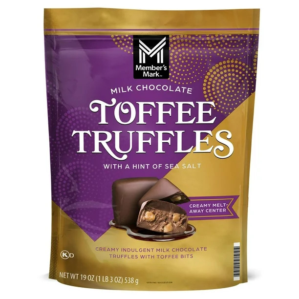 Member's Mark Milk Chocolate Toffee Truffle with Sea Salt, 19 oz. | Sam's Club