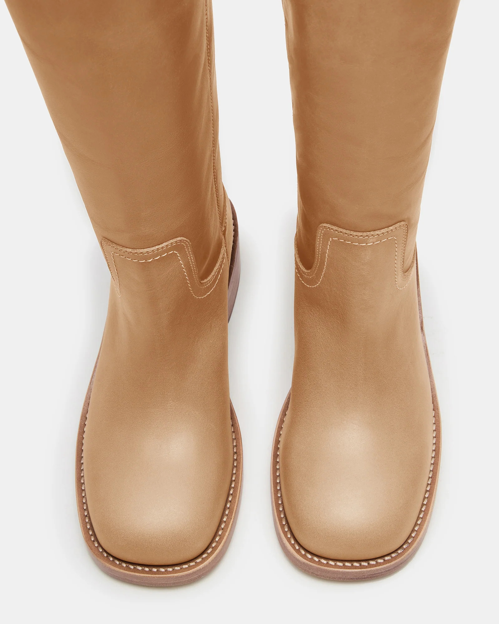 Riggs Banana Leather Wide Calf | Steve Madden (US)