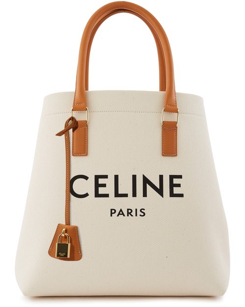 CELINEHorizontal Cabas Celine in Canvas With Celine Print and Calfskin | 24S (APAC/EU)