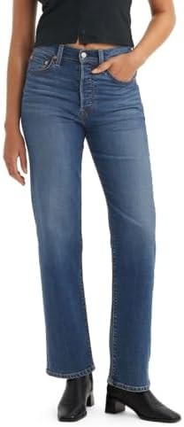 Levi's Womens Ribcage Straight Full Length Jeans | Amazon (US)