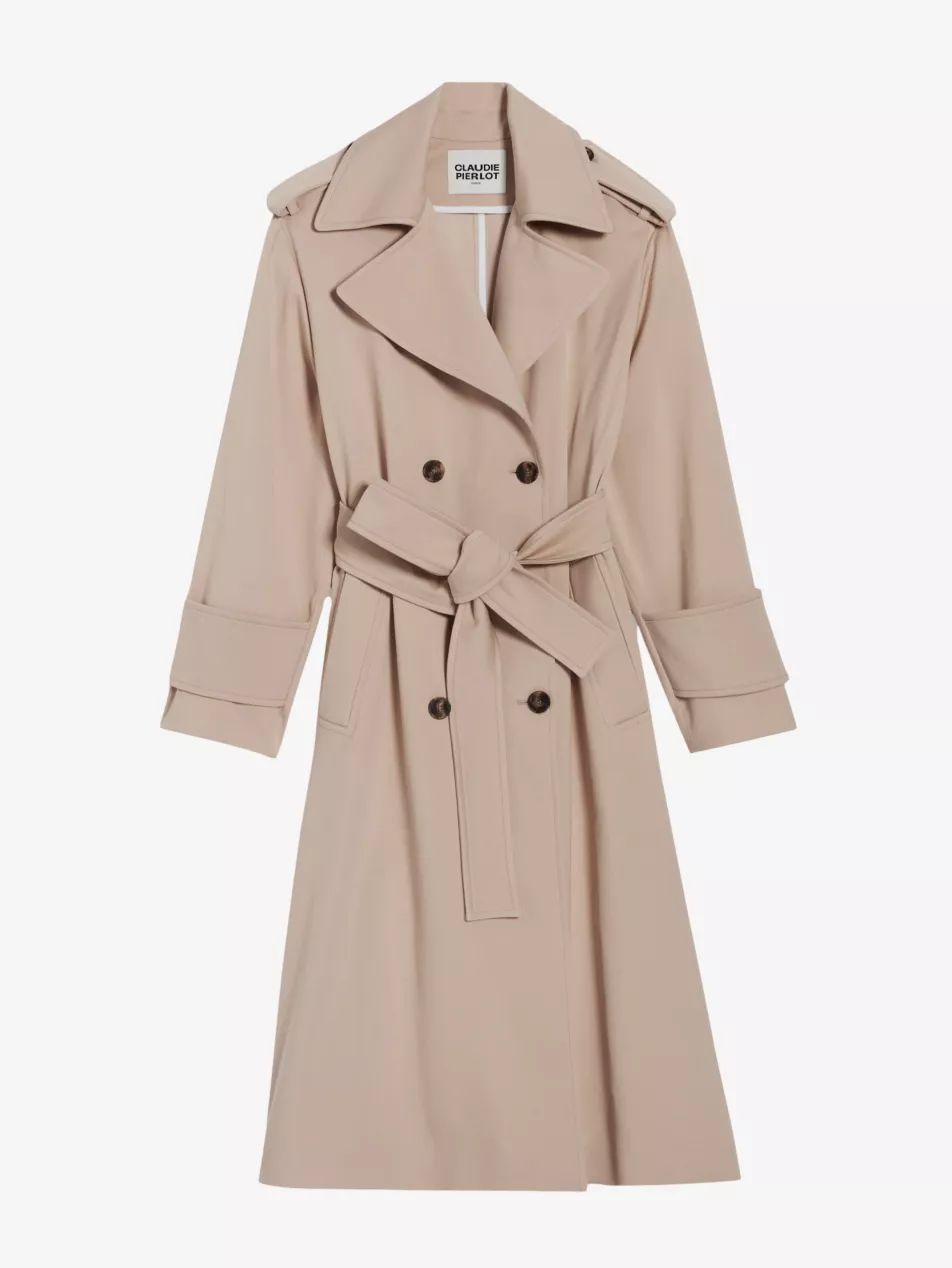 Gwendal double-breasted long-line cotton trench coat | Selfridges