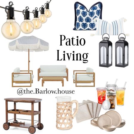 Patio Living from Amazon 

Amazon finds 
Bar stool chairs 
Outdoor rug
Wicker baskets 
Lanterns 
Patio umbrella 
Lounge chairs 
Fire pit 
Beverage cart 
Patio
Outdoors 
Outdoor string lights 
Outdoor pillows 
Outdoor furniture set 
Outdoor dining 


#LTKswim #LTKSeasonal #LTKparties