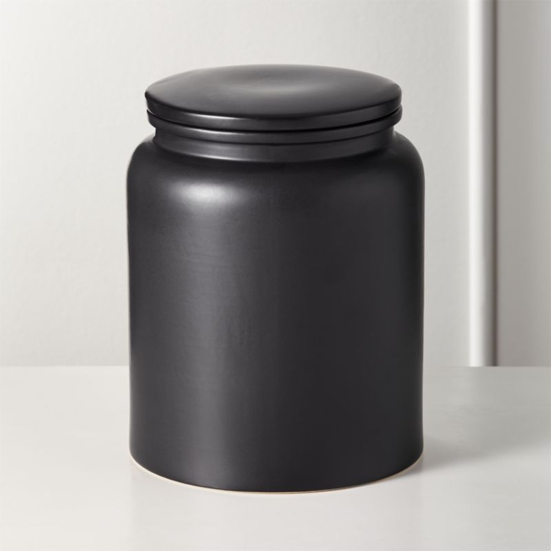 Prep Black Extra Large Canister + Reviews | CB2 | CB2