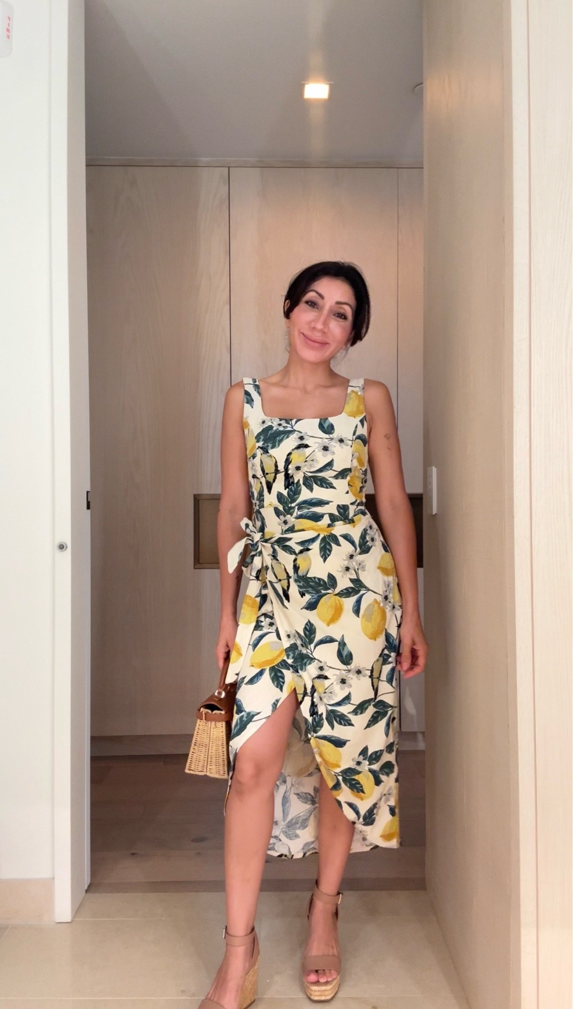 The perfect wrap midi summer dress 🍋

#LTKmomlife #LTKPetite #LTKgrwm