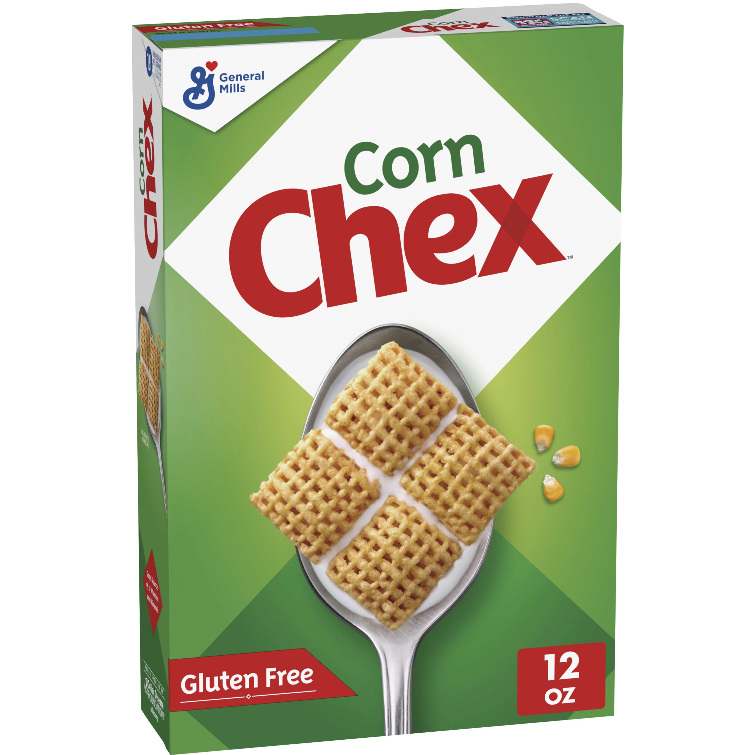 Corn Chex Gluten Free Breakfast Cereal, Made with Whole Grain, Homemade Chex Mix ingredient, 12 O... | Walmart (US)