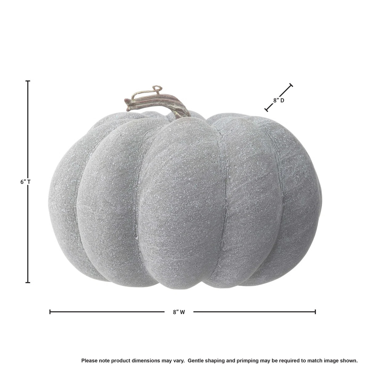 Waterproof Weathered Pumpkin with Stem | Wayfair North America