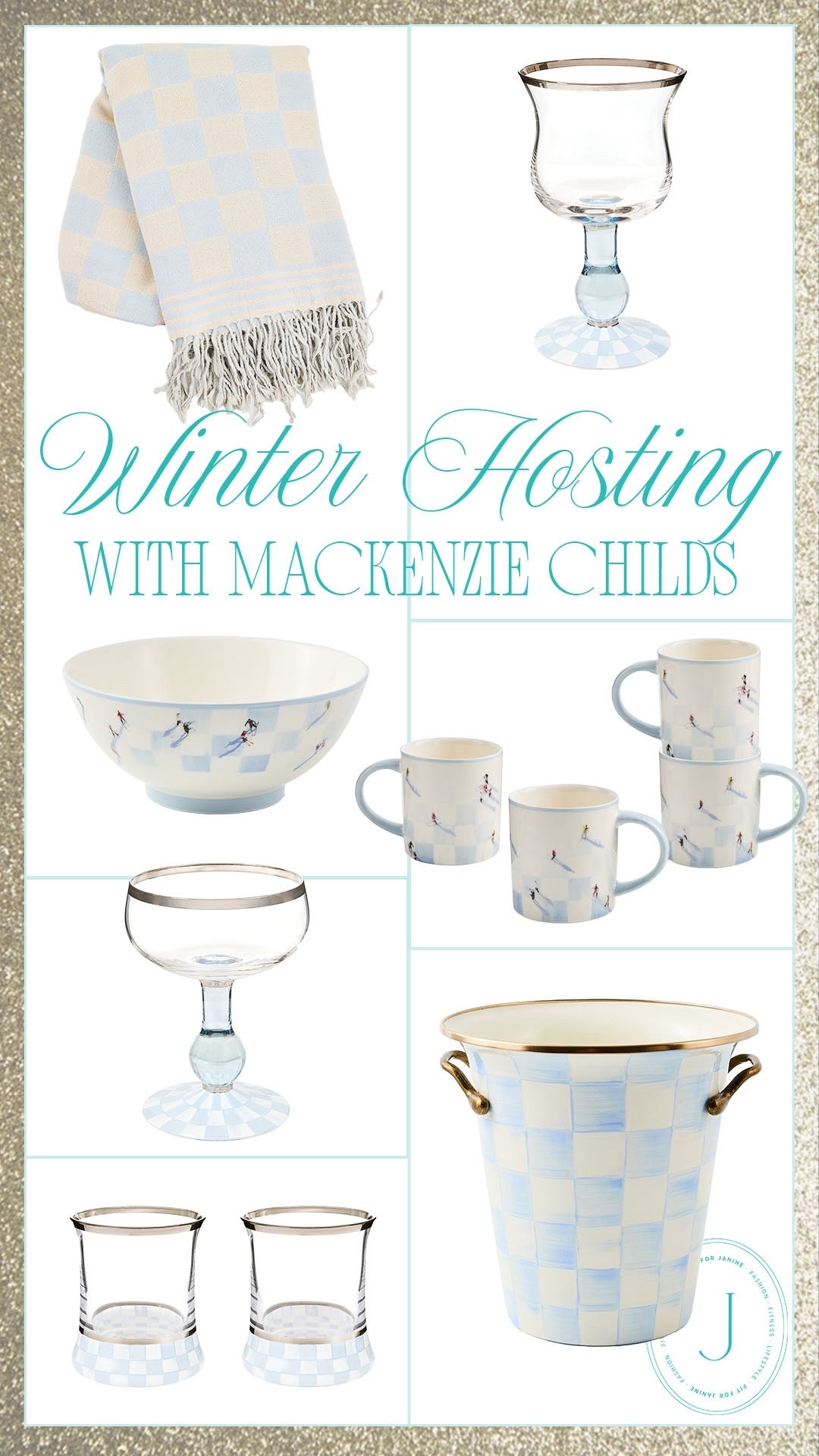 A beautiful new collaboration between Mackenzie Childs x Gray Malin! A gorgeous color to take your Holiday table to the next level!

Fit4Janine, Entertain, Home, Glassware, Serveware 

#LTKHoliday #LTKGiftGuide #LTKHome