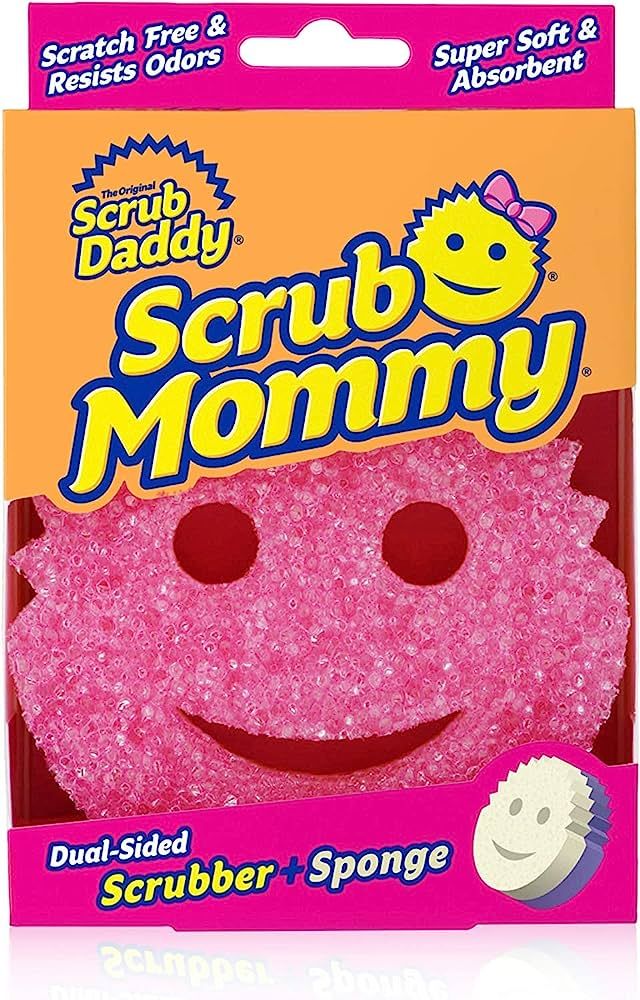 Scrub Daddy - Scrub Mommy - Two-Sided Soft Absorbent and Scratch-Free Scrubber and Sponge - 1 Cou... | Amazon (CA)