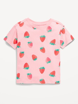 Printed Short-Sleeve T-Shirt for Toddler Girls | Old Navy | Old Navy (US)