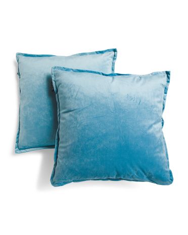 20x20 2pk Velvet Pillows | TJ Maxx