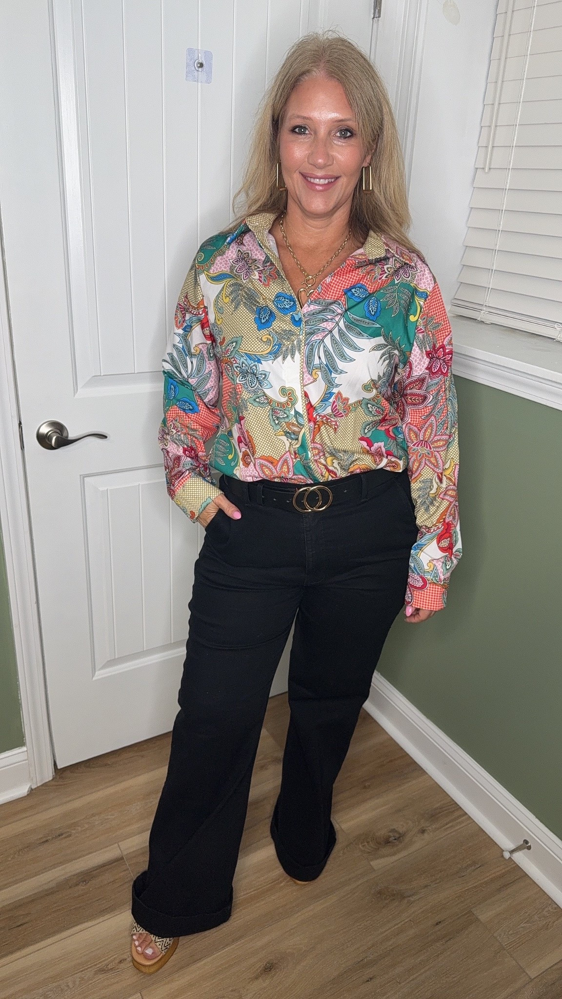 This top is adorable but I can’t link here it’s on my TikTok 
Jeans size 10


#LTKWorkwear #LTKMidsize #LTKFindsUnder50