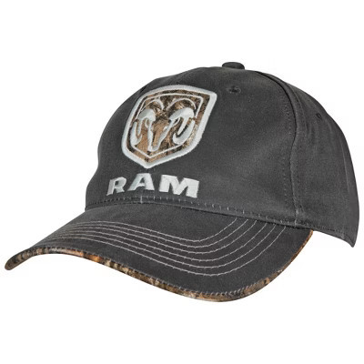 Adult Ram Woven Patch Camo Logo Pre-Curved Adjustable Hat - One Size Fits Most | Target