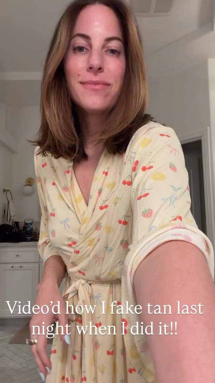 Video’d how I fake tan last night when I did it!!