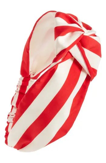 Cara Oversize Stripe Head Wrap | Nordstrom