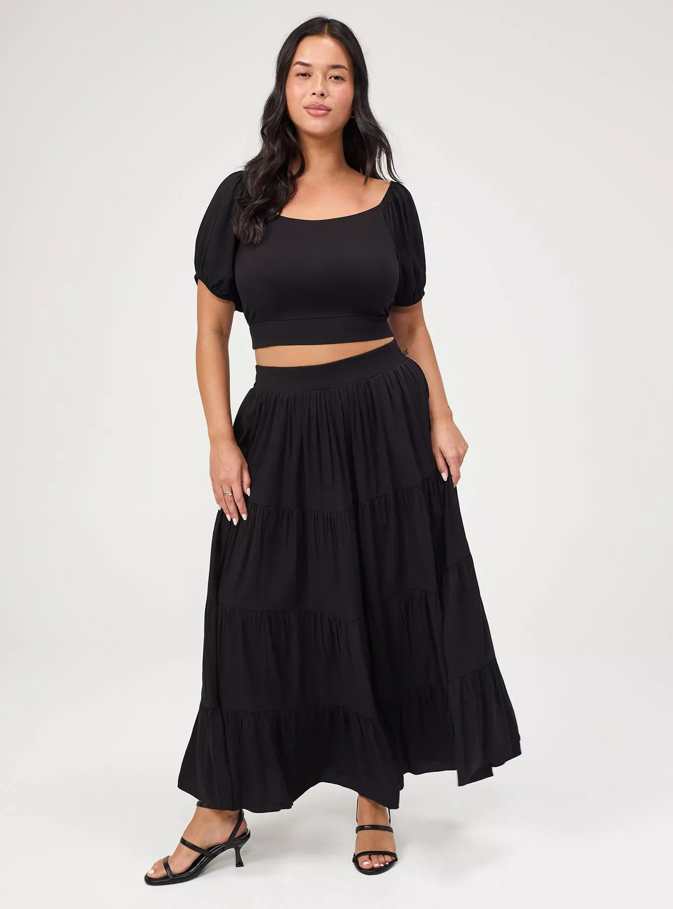 Puff Sleeve Maxi Skirt Set | Torrid (US & Canada)