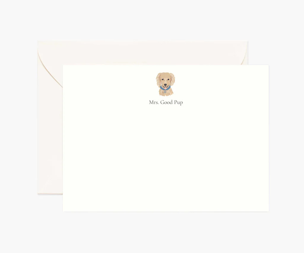 Pets Personalized Stationery - Dog 2 | Rifle Paper Co.