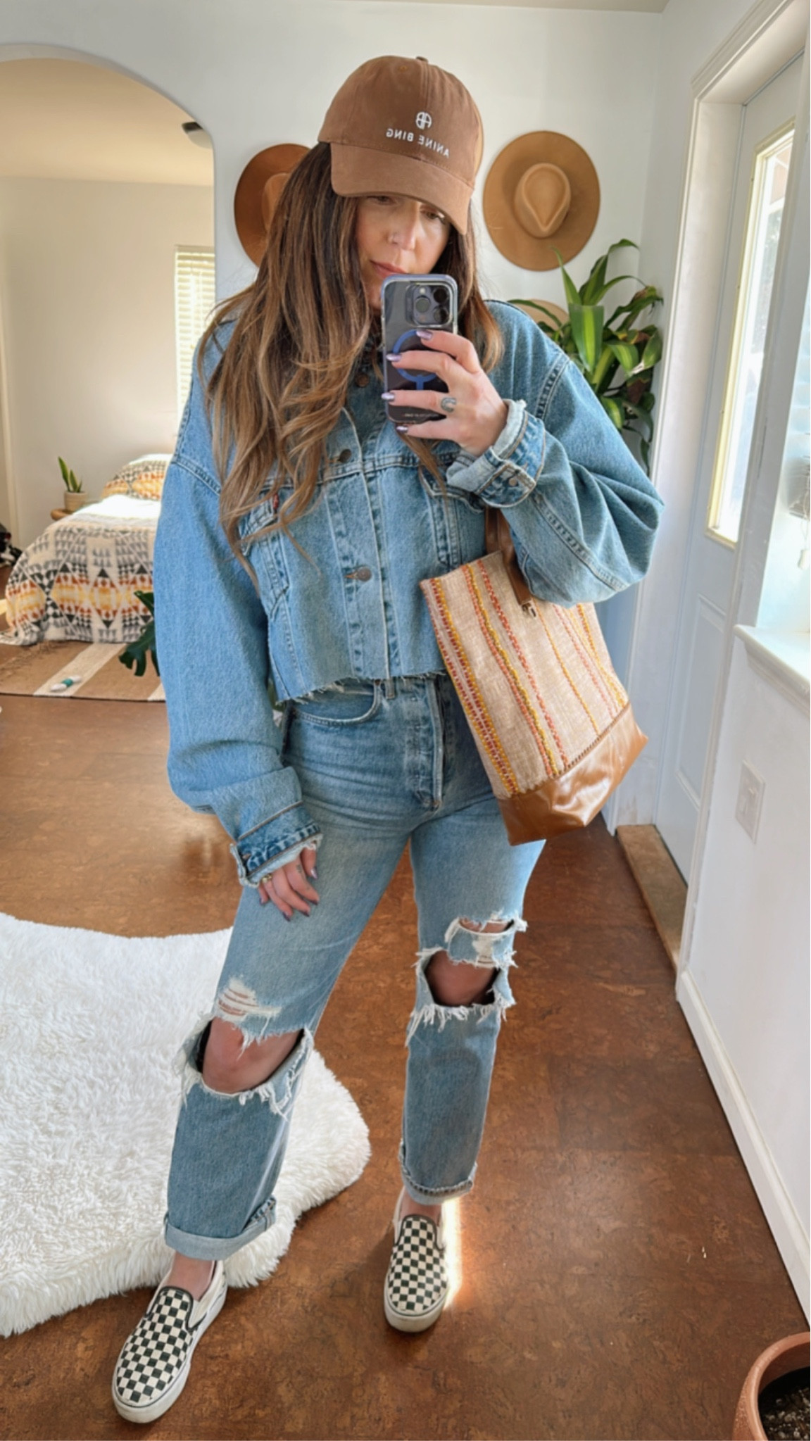 here for the denim 

#LTKstyletip #LTKitbag