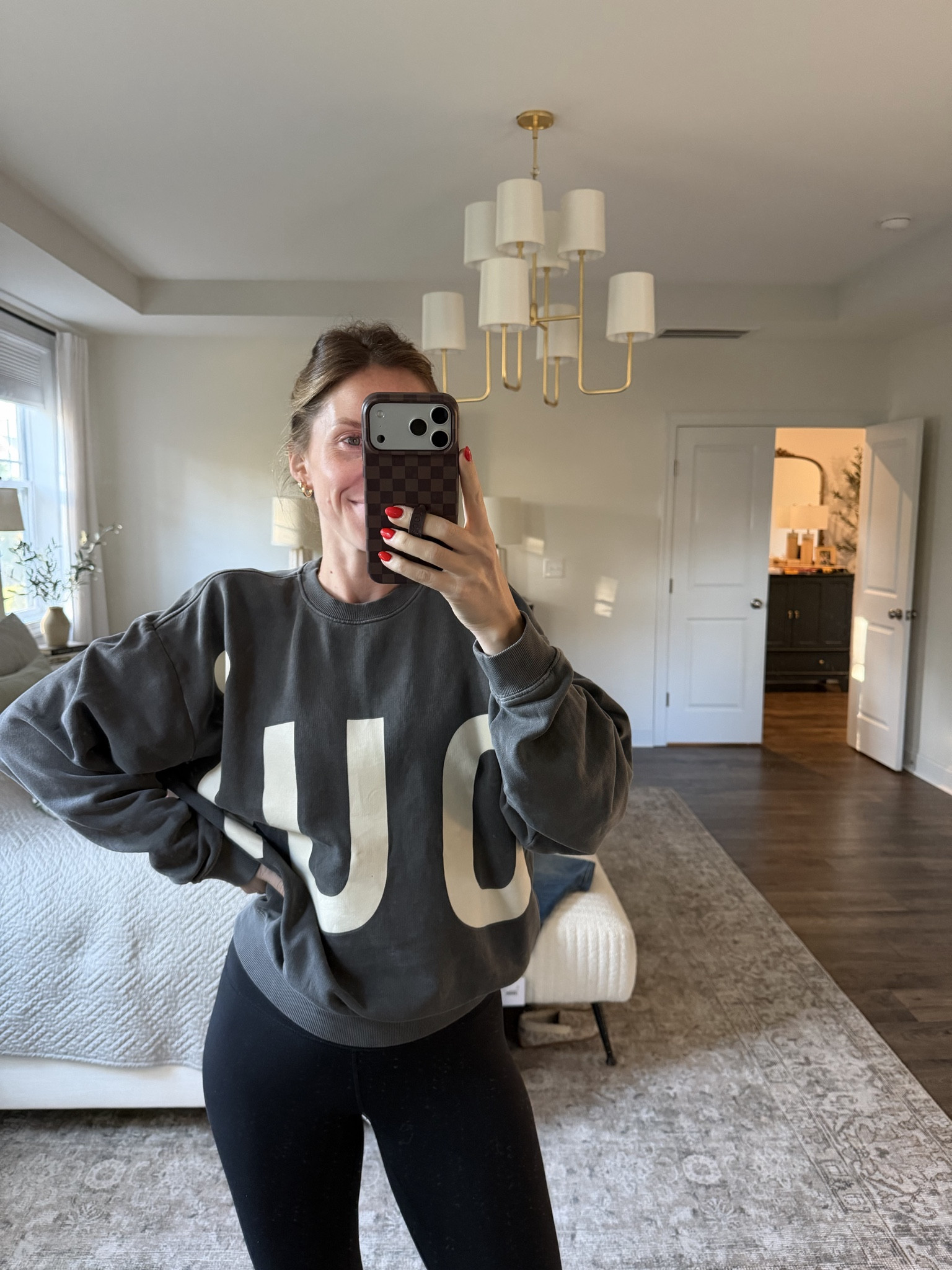 Cute graphic sweatshirt + some of my fav leggings to wear  

 #LTKootd