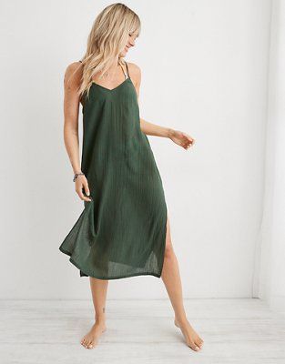 Aerie Midi Slip Cover Up | American Eagle Outfitters (US & CA)