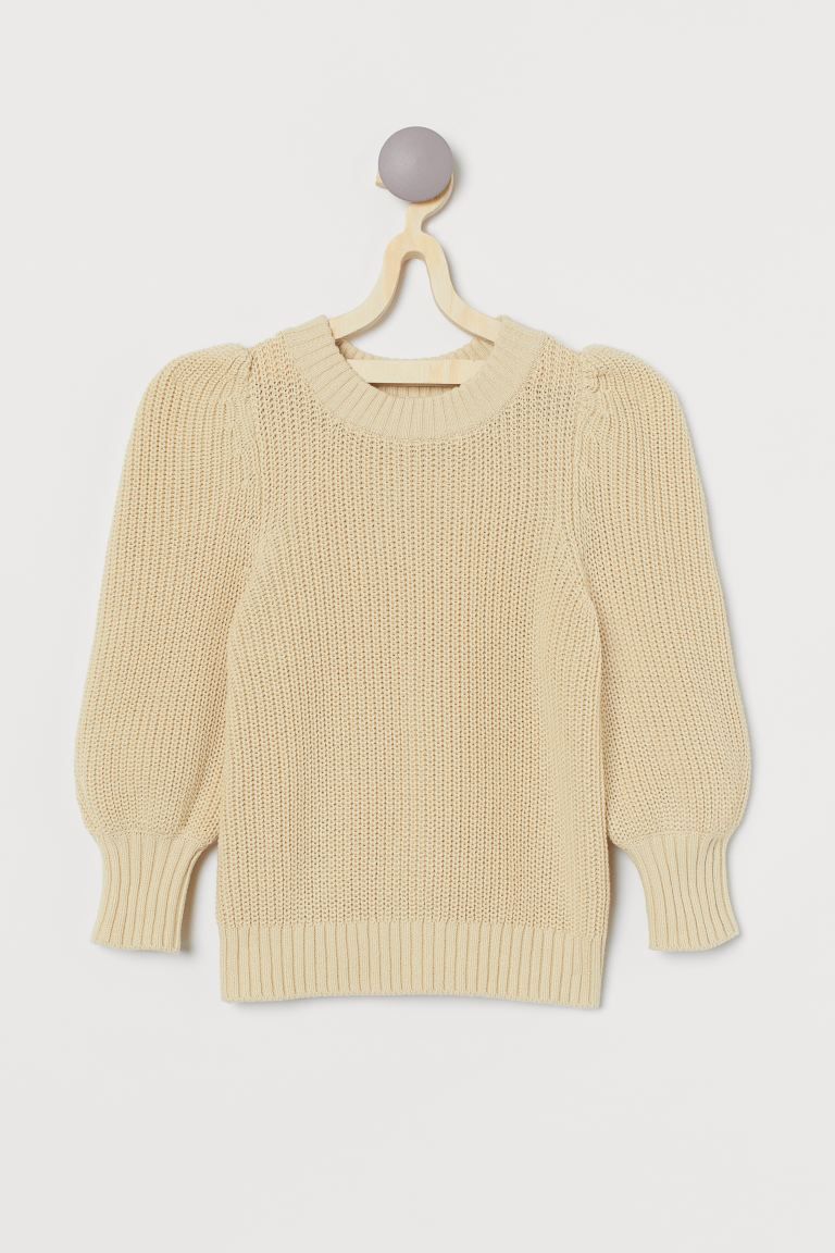 Puff-sleeved Sweater | H&M (US + CA)
