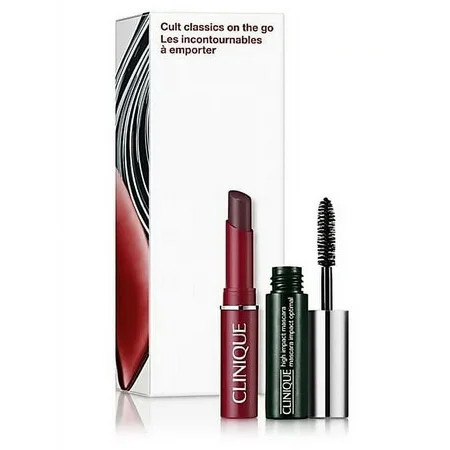 Clinique Cult Classics On The Go Set - Almost Lipstick in Black Honey 0.4 oz and High Impact Mascara in Black 0.14 oz | Walmart (US)