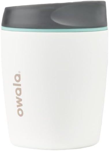 Owala SmoothSip Insulated Stainless Steel Coffee Tumbler, Reusable Iced Coffee Cup, Hot Coffee Tr... | Amazon (US)