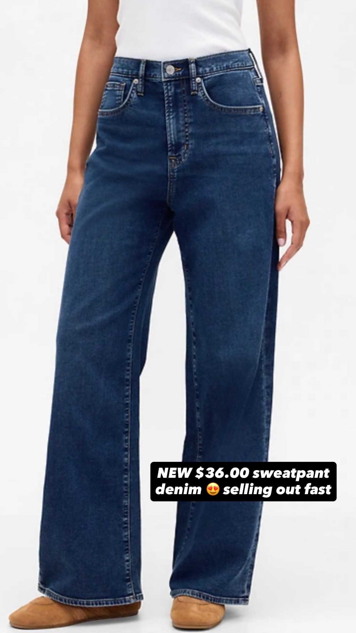 NEW $36.00 sweatpant denim 🔥🔥🔥 selling out fast! 