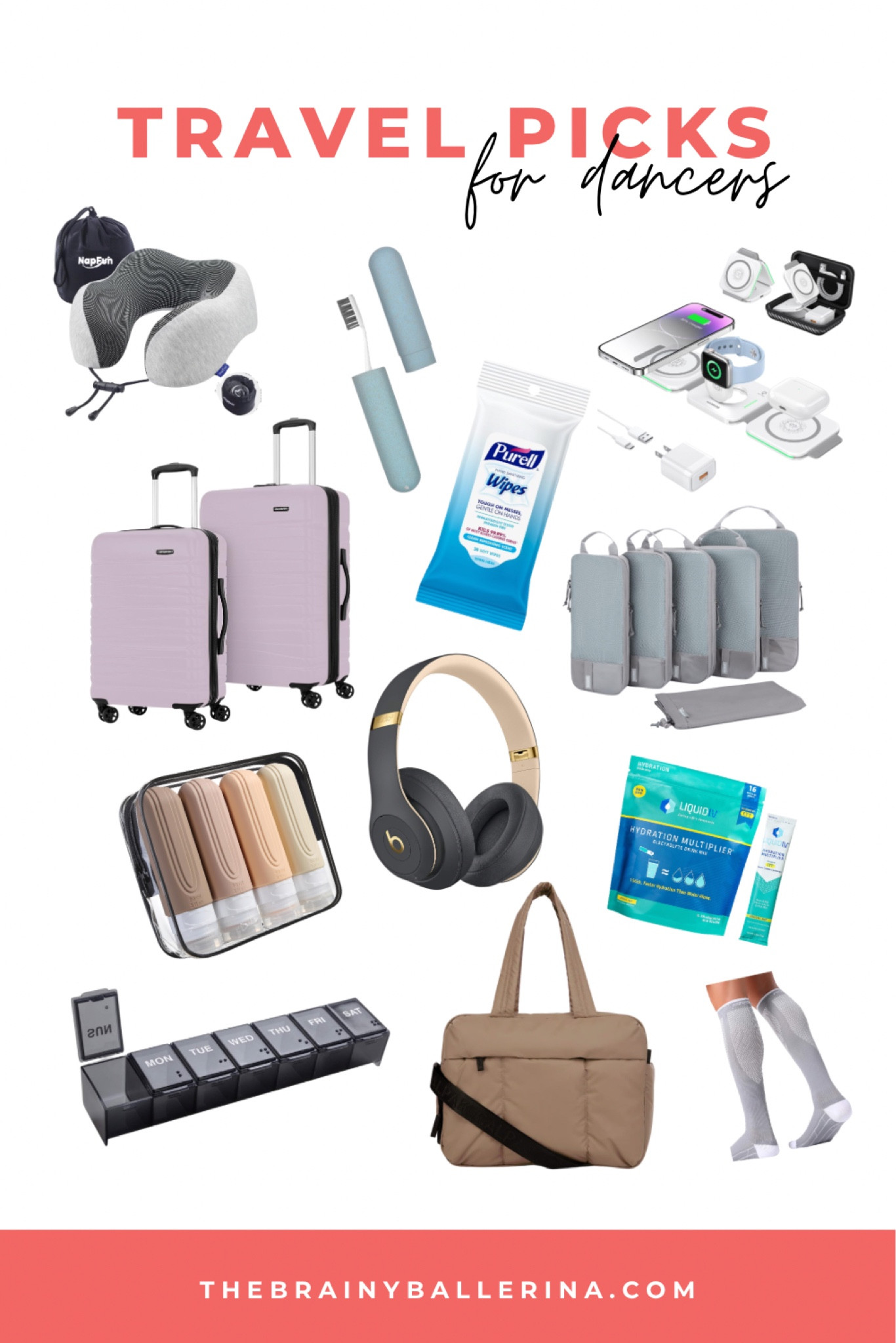 Travel must-haves for dancers heading to auditions, out on tour, or on a relaxing vacation! 

#LTKtravel