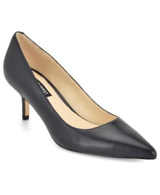 Women's Arlene Pointed Toe Kitten Heel Pumps | Macy's
